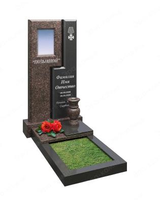 Комбинированный памятник из гранита