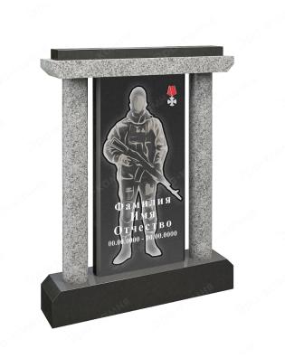 Памятник военному из гранита
