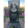 Памятник из гранита классический вертикальный на одного человека (Габбро-Диабаз)